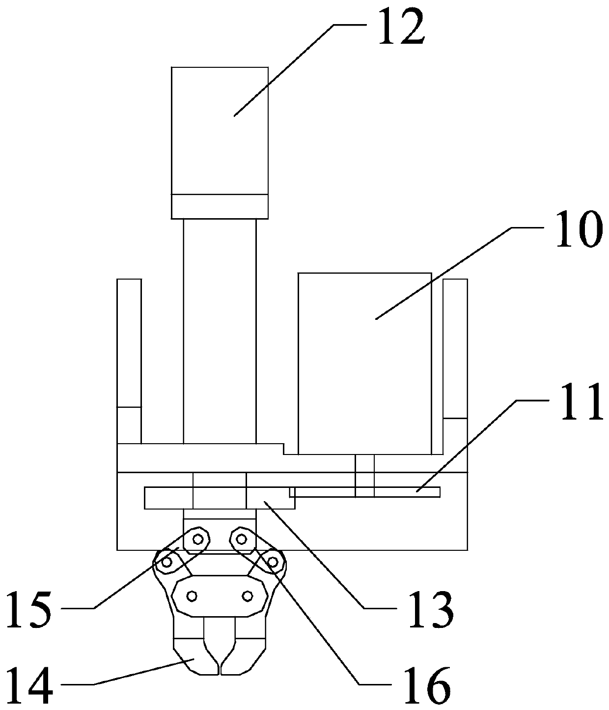 Metal tube automatic iron wire binding machine