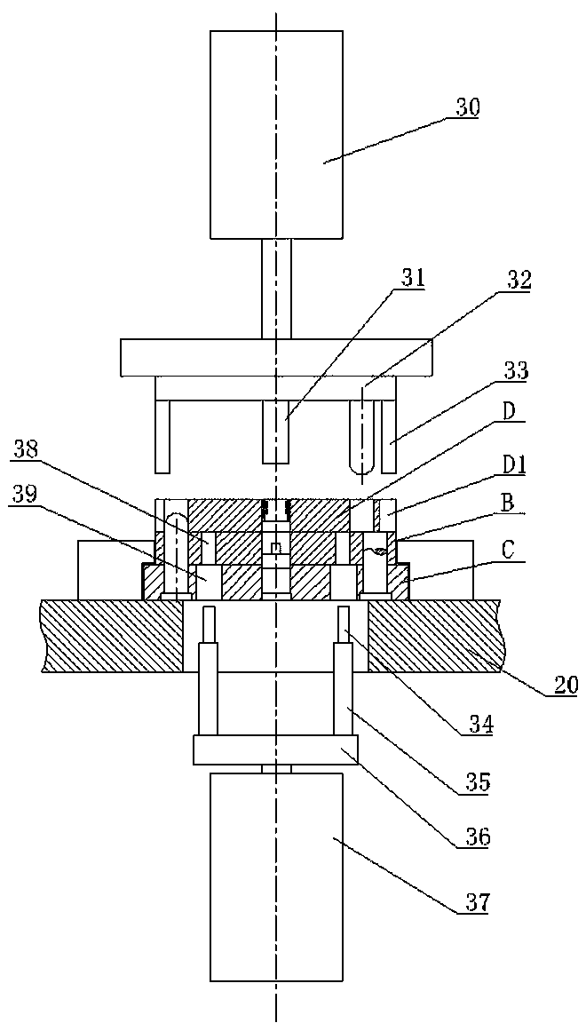 Automatic injection-compression process of commutator