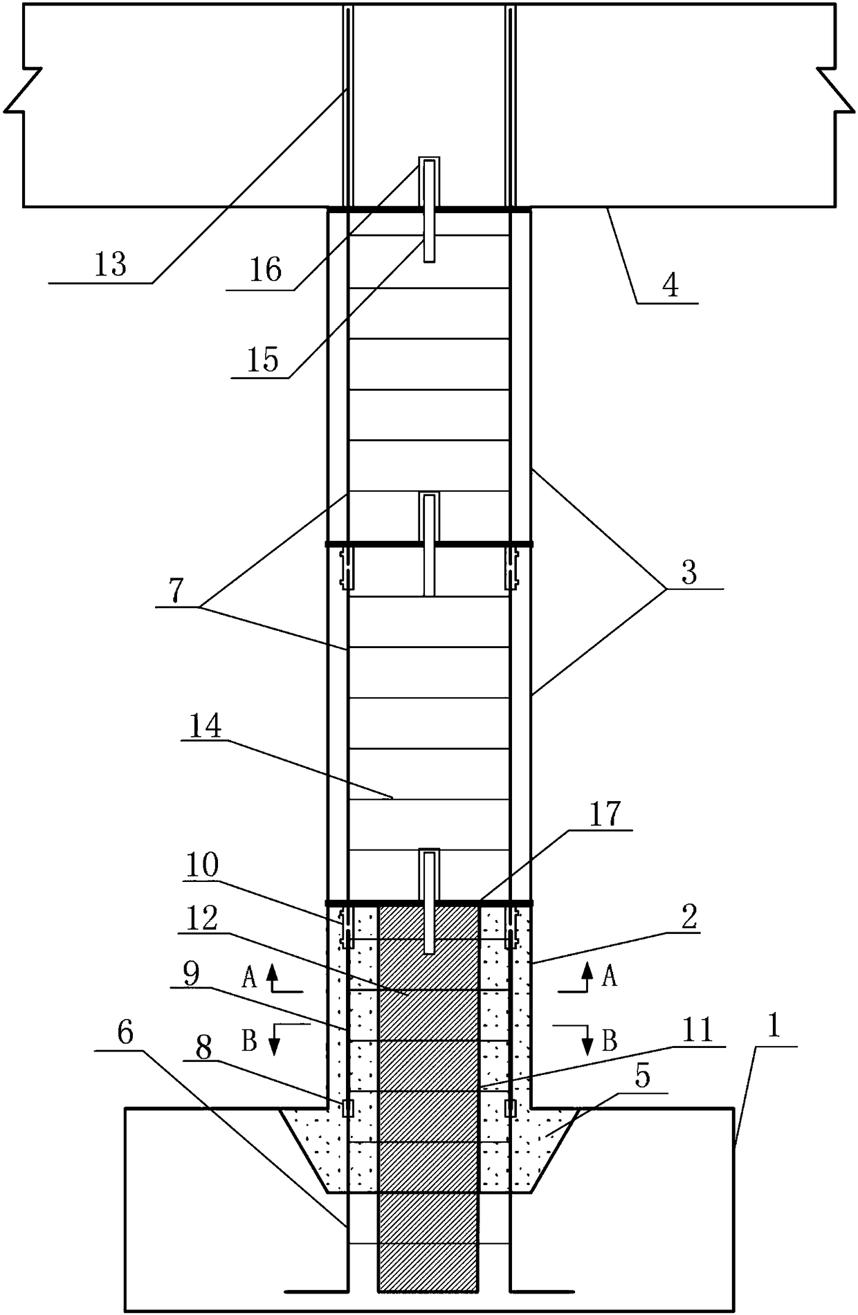 Prefabricated assembly pier system with separated load bearing and anti-seismic mechanisms