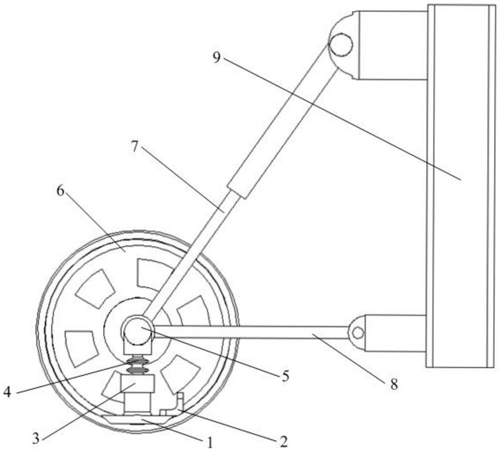 Electric maglev train, current collection device thereof and electric maglev train parking area rail