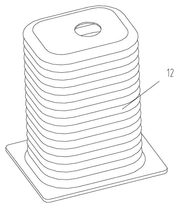 Rotary pendulum protective device of automatic air cylinder