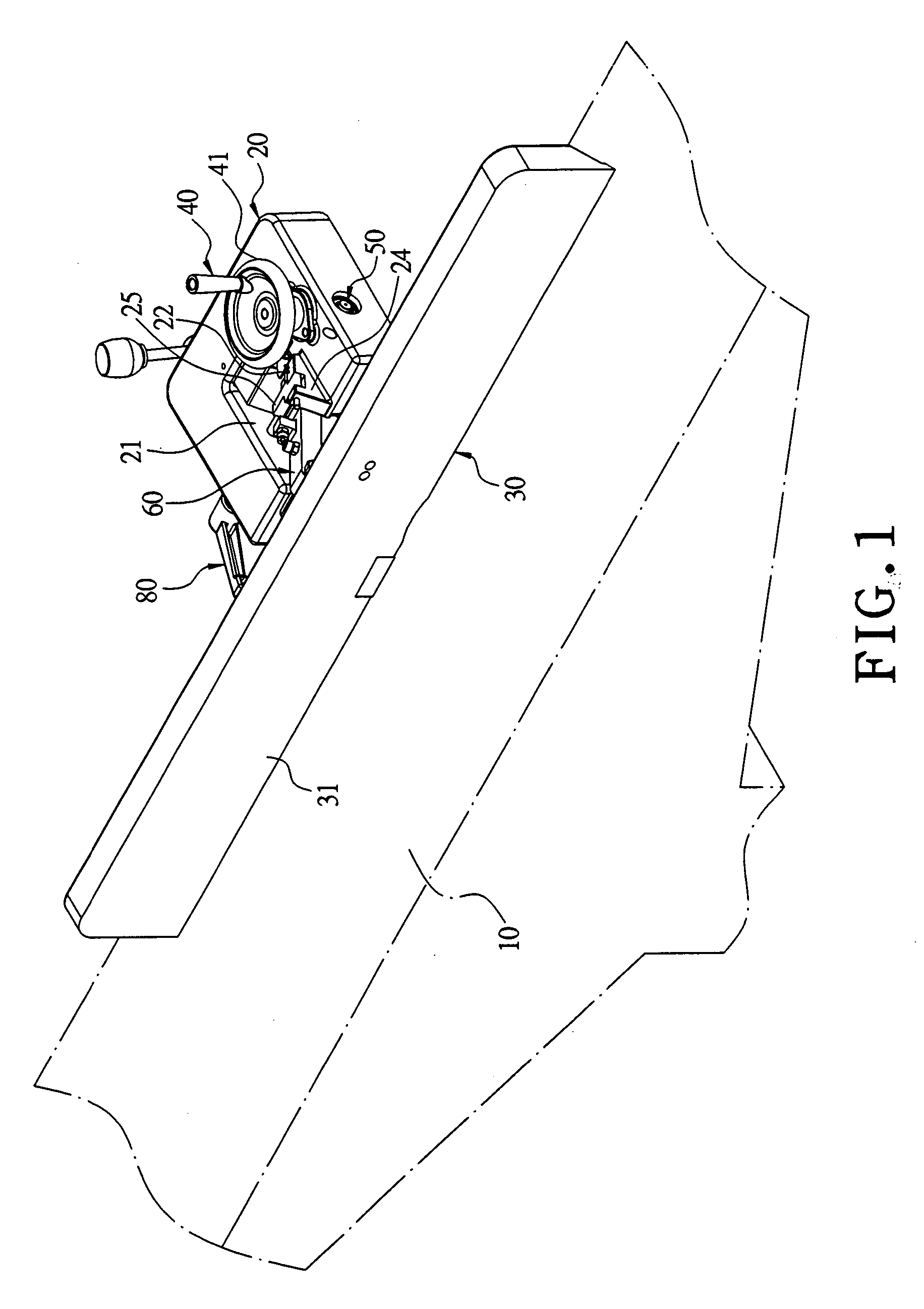 Micro-adjustment device for the angle stop plank of a planer