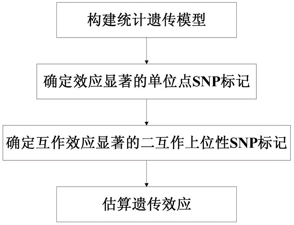 Multi-character correlation analysis method based on mixed linear model