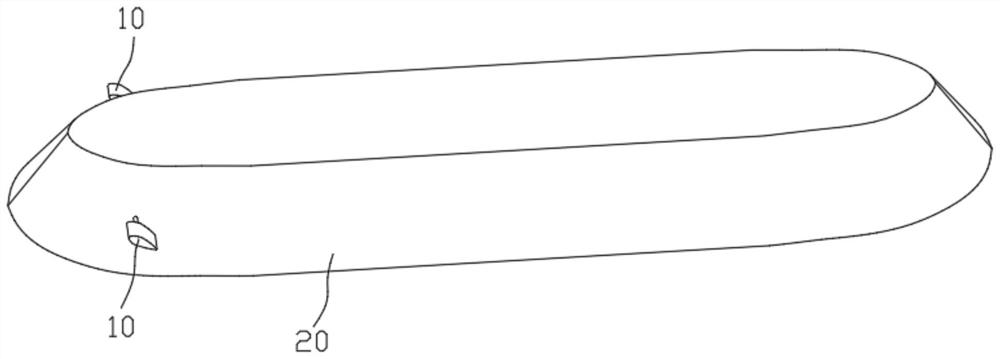 Device for restraining pure stability loss instability movement of ship