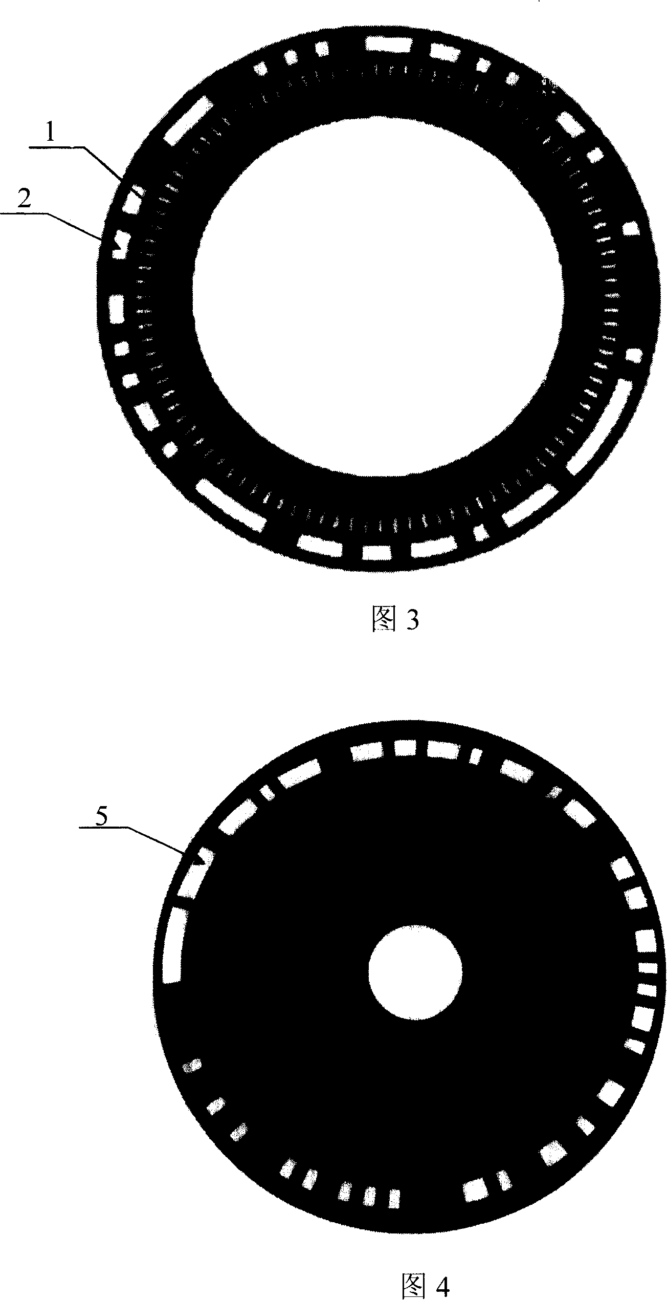 Single ring absolute coded disk