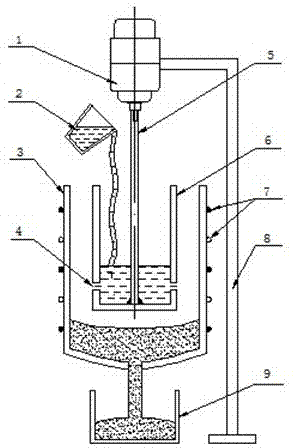 Method for preparing semisolid alloy through centrifuging and chilling