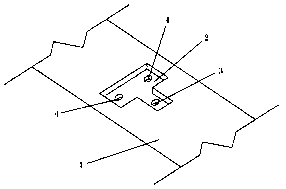 Gas pipeline pavement method and support structure thereof