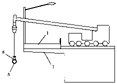 Gas pipeline pavement method and support structure thereof