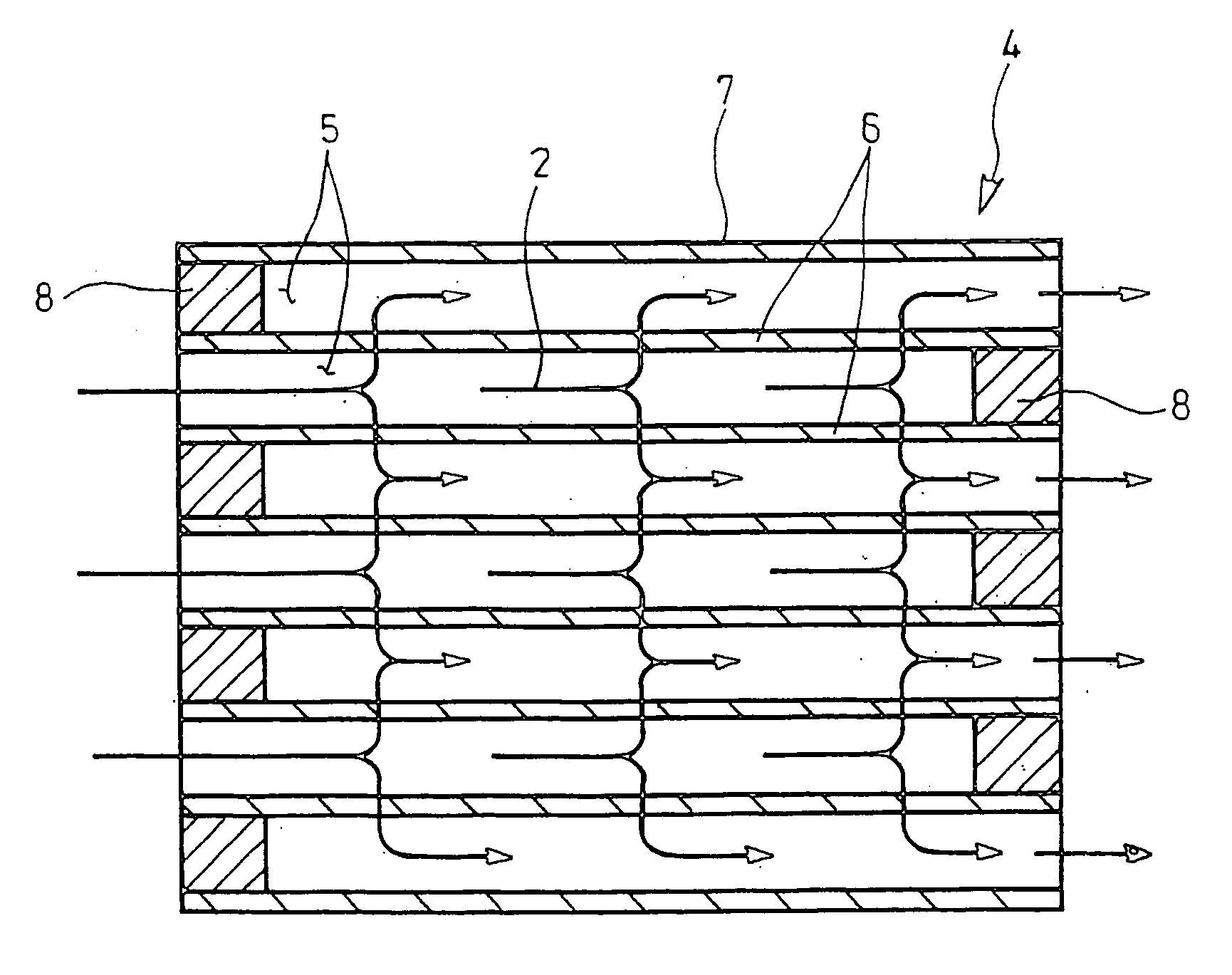 Exhaust gas-purifying device