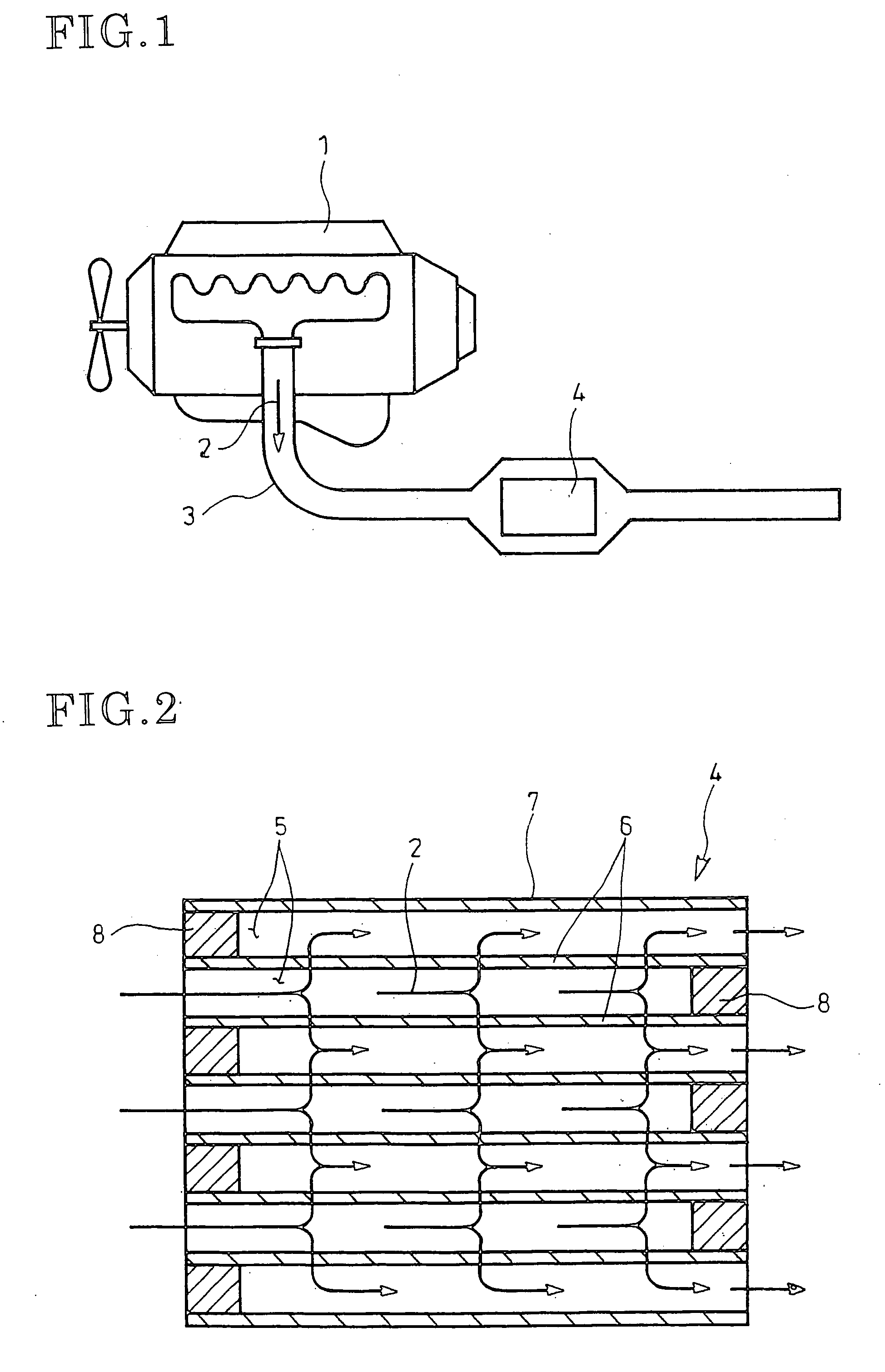 Exhaust gas-purifying device