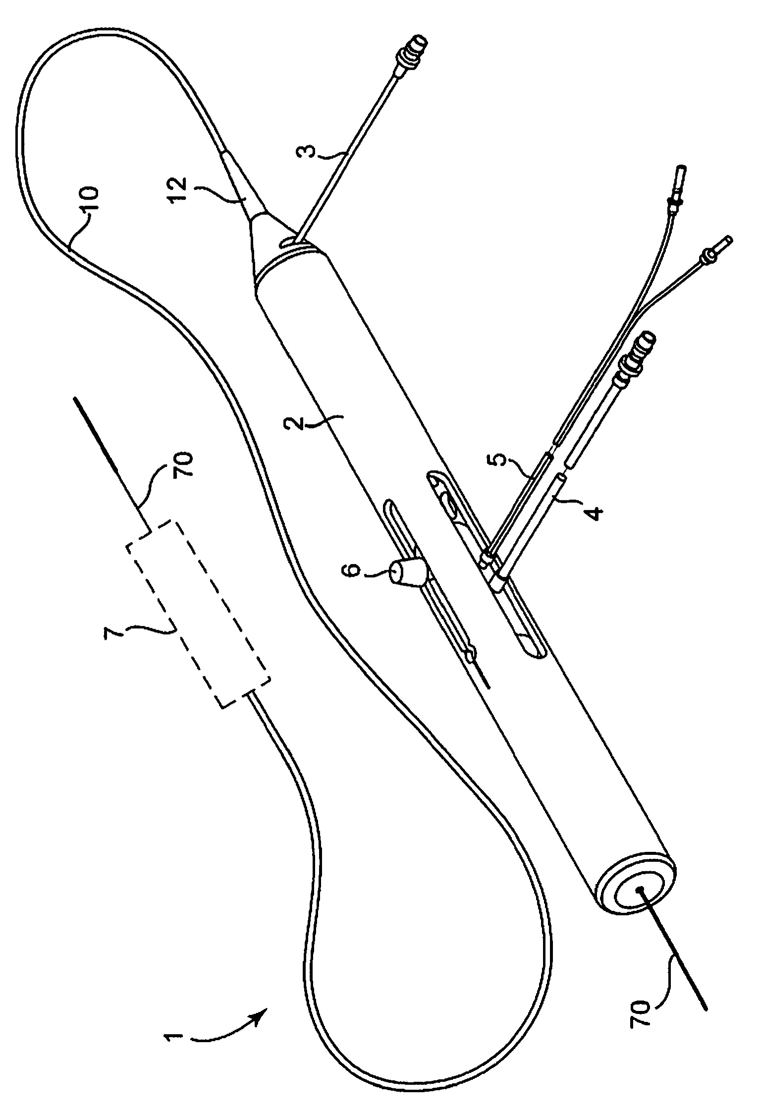 Abrasive nose cone with expandable cutting and sanding region for rotational atherectomy device