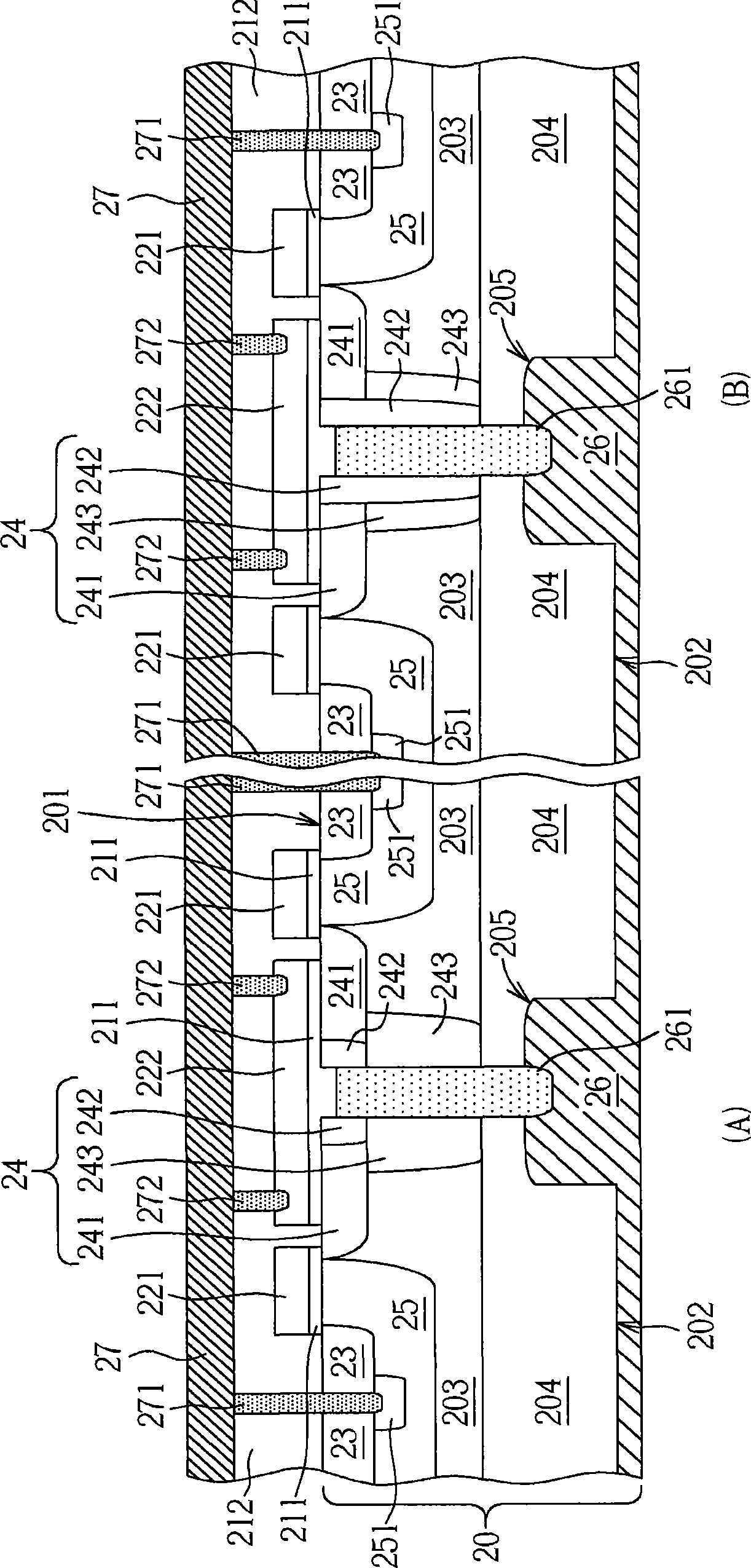 Lateral diffusion metal oxide semiconductor assembly