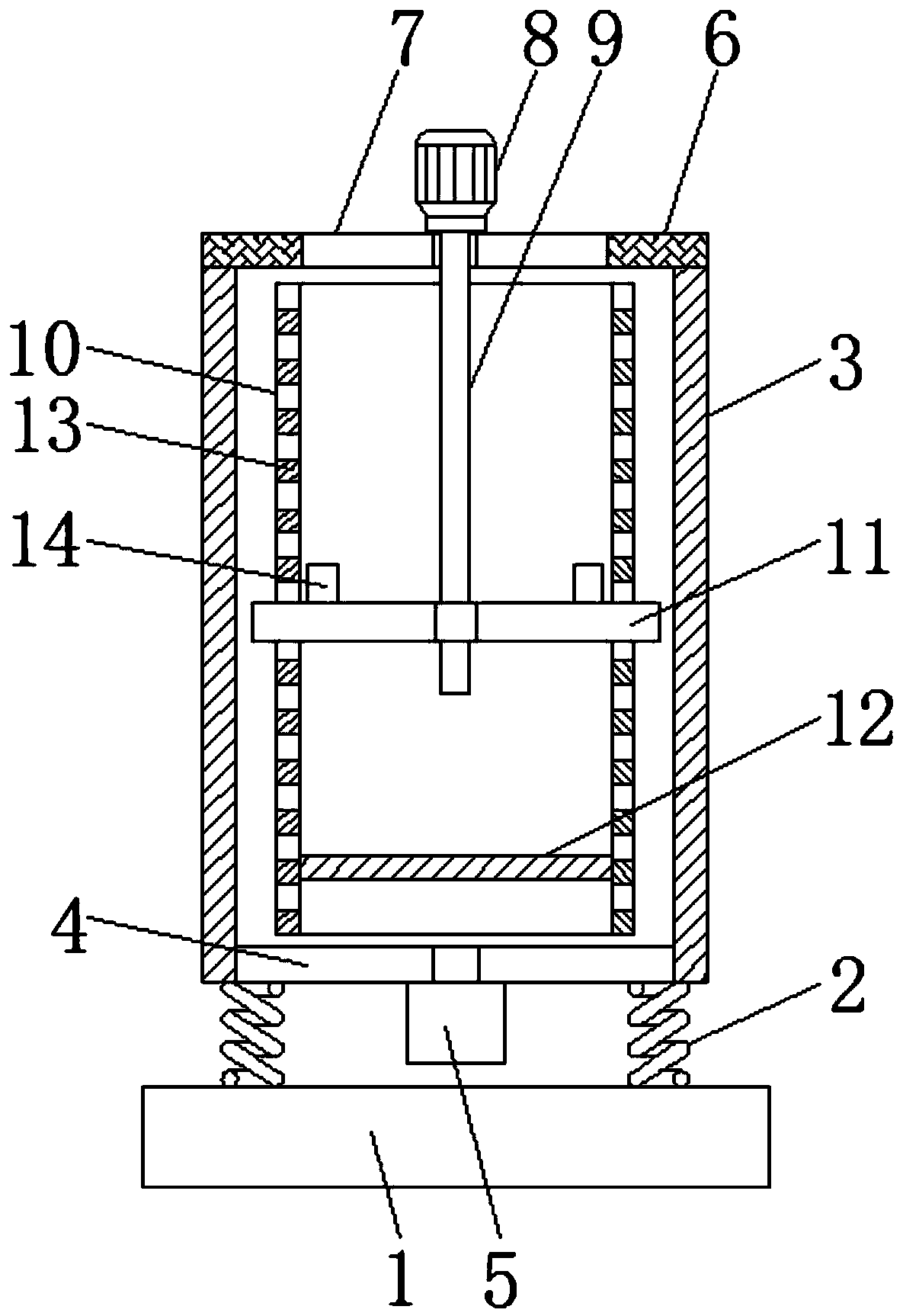 Screening and dedusting device for rapeseed oil production and processing