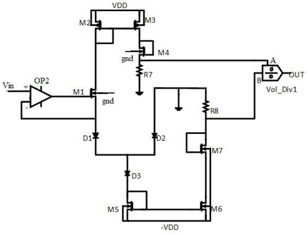 Circuit for realizing sigmoid activation function