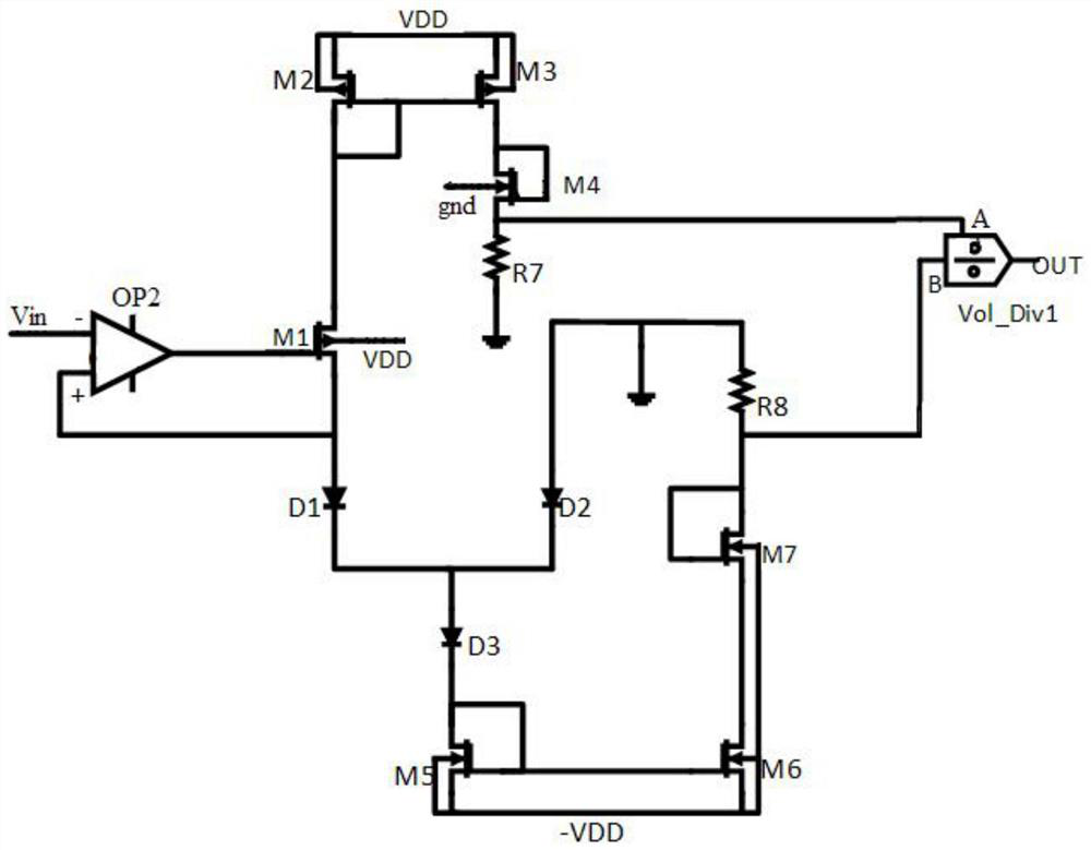 Circuit for realizing sigmoid activation function