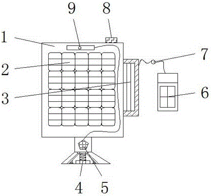 Solar cell panel with graphene conducting layer