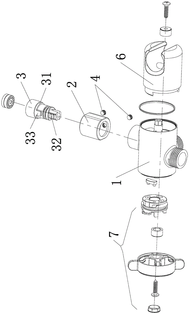Self-rotating anti-loose connection structure