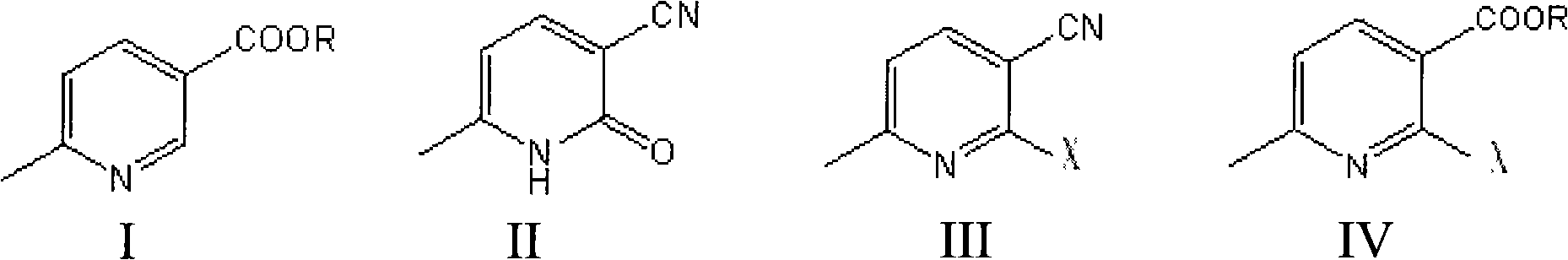 Method for preparing 6-methylnicotinic acid etoricoxib intermediate and ester thereof