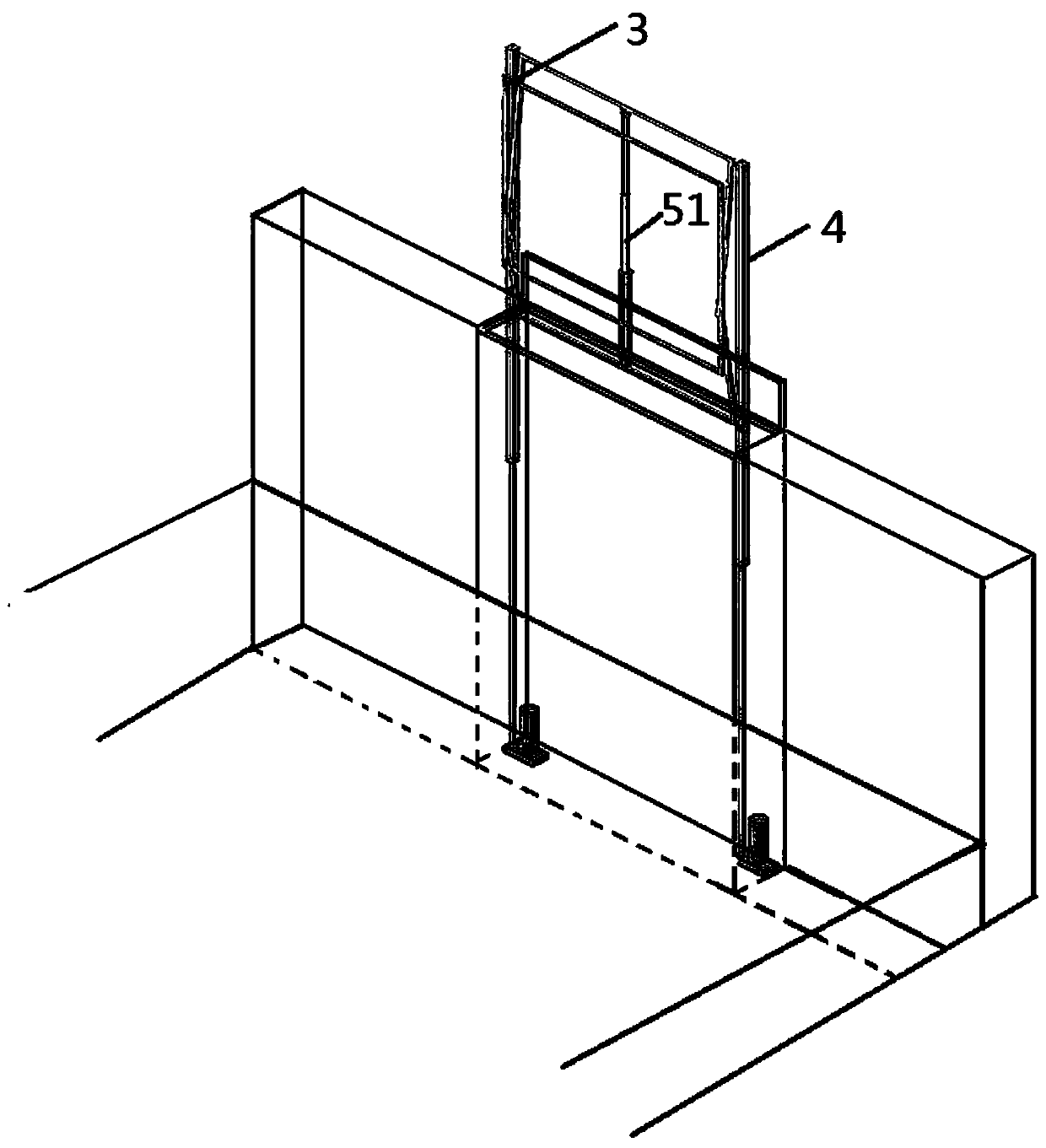 Device for watching TV at multi-angles