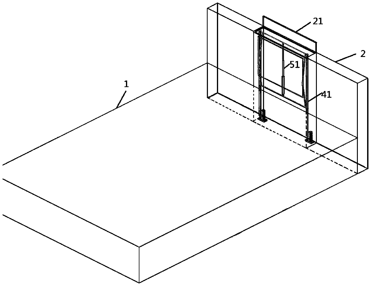 Device for watching TV at multi-angles