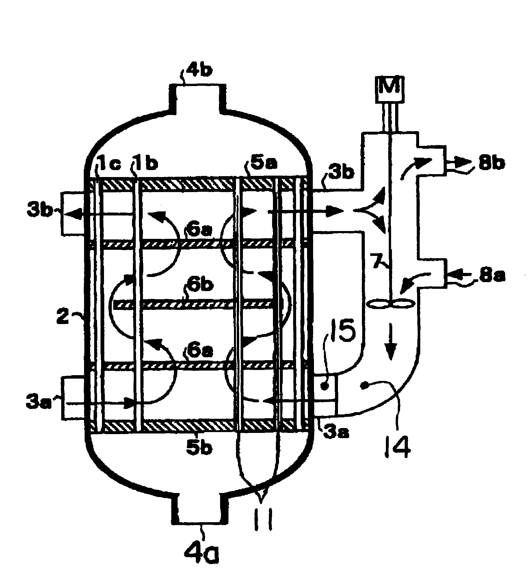 Process for producing (meth)acrylic acid or (meth)acrolein