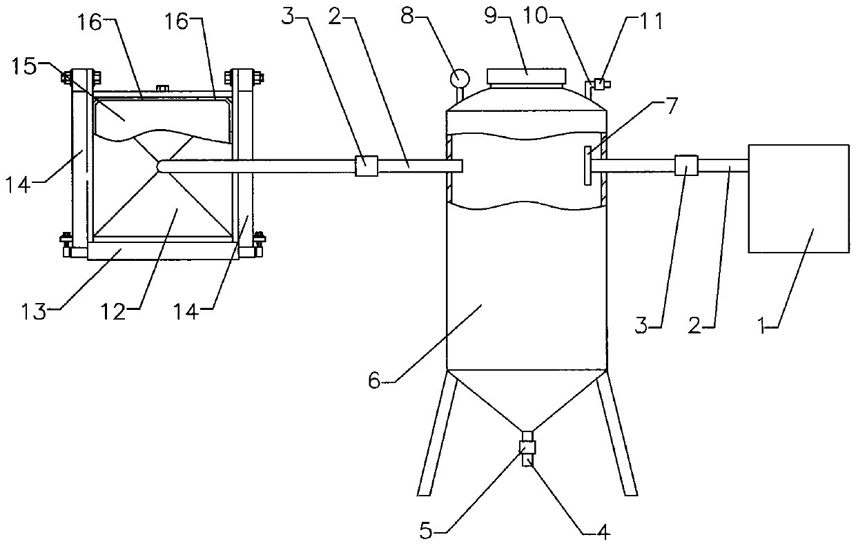 A concrete vacuum suction device