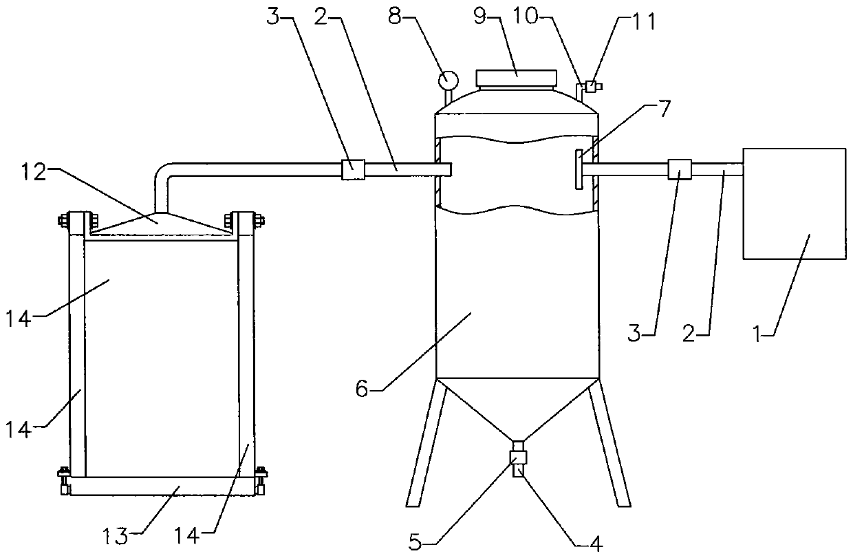 A concrete vacuum suction device