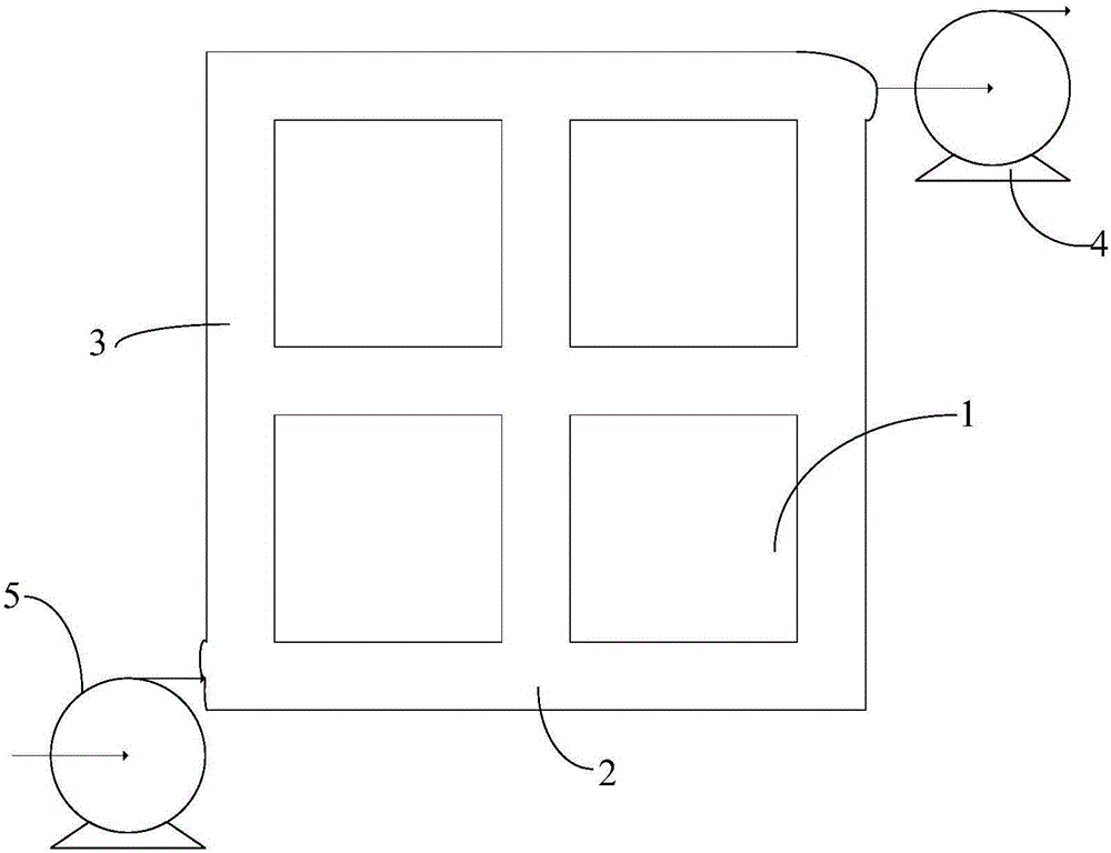 Drainage method of salt-alkali soil