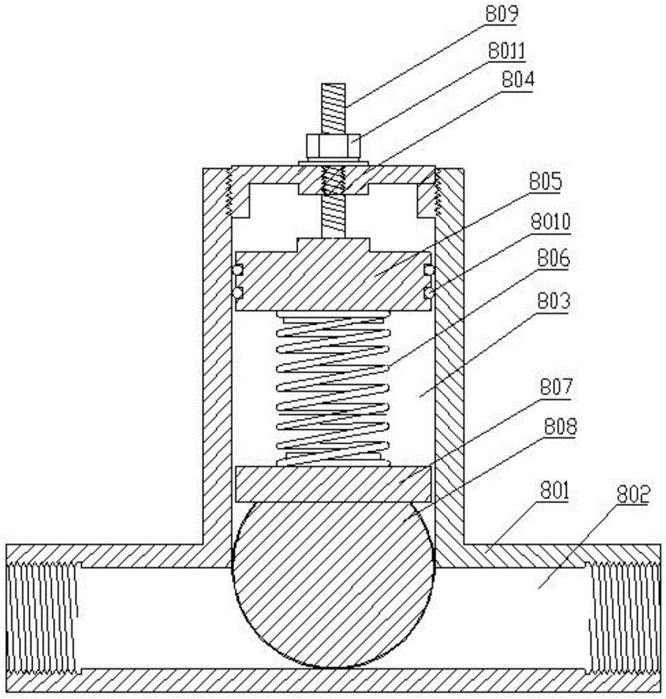 Working method of temperature control hydraulic heat exchange system with ball pressure release valve and for hydraulic bypass