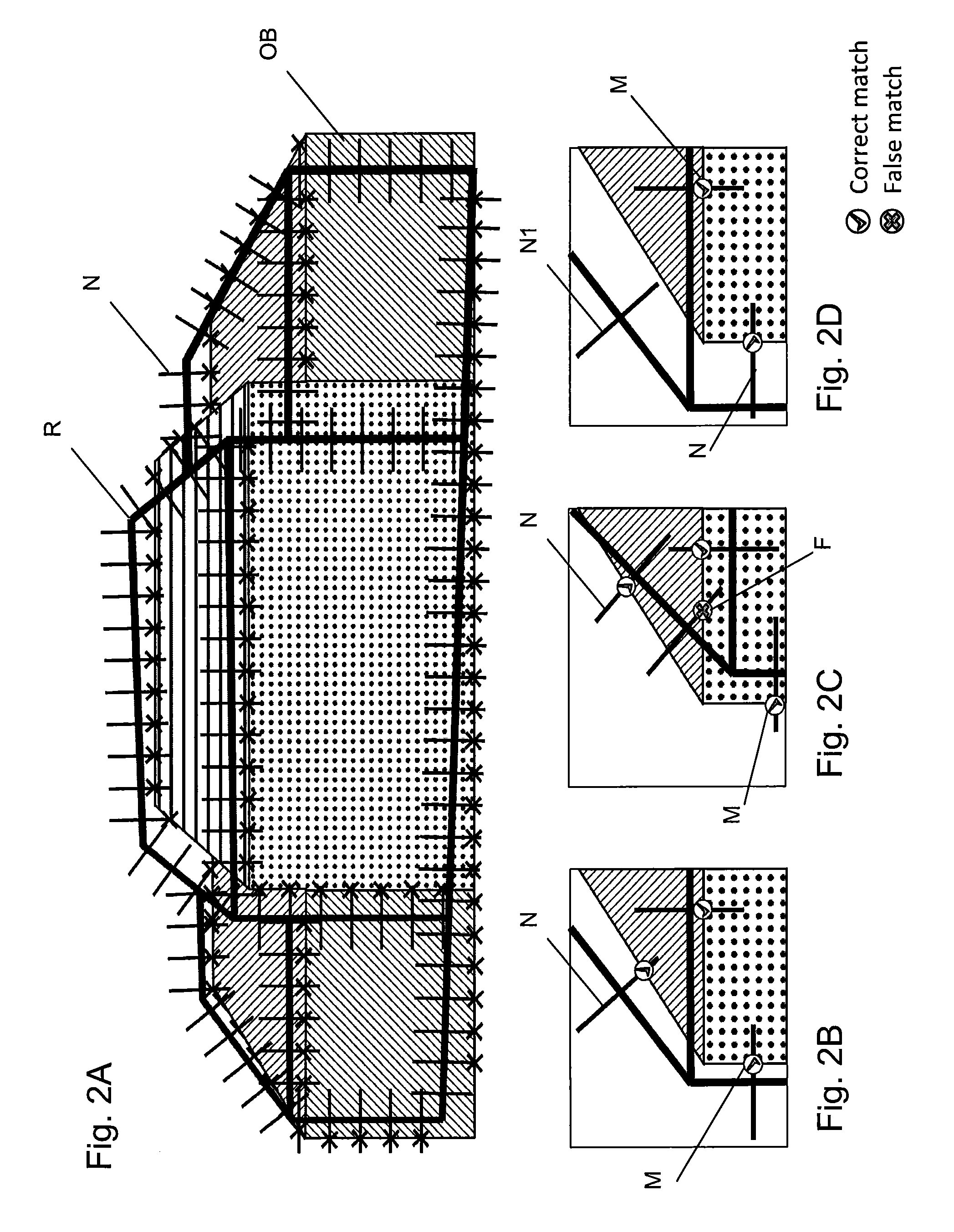 Method of determining a position and orientation of a device associated with a capturing device for capturing at least one image