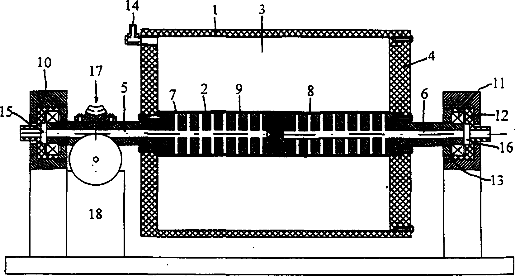 Gravity-free condition simulating method and apparatus of treating tertilized egg of aquatic animal