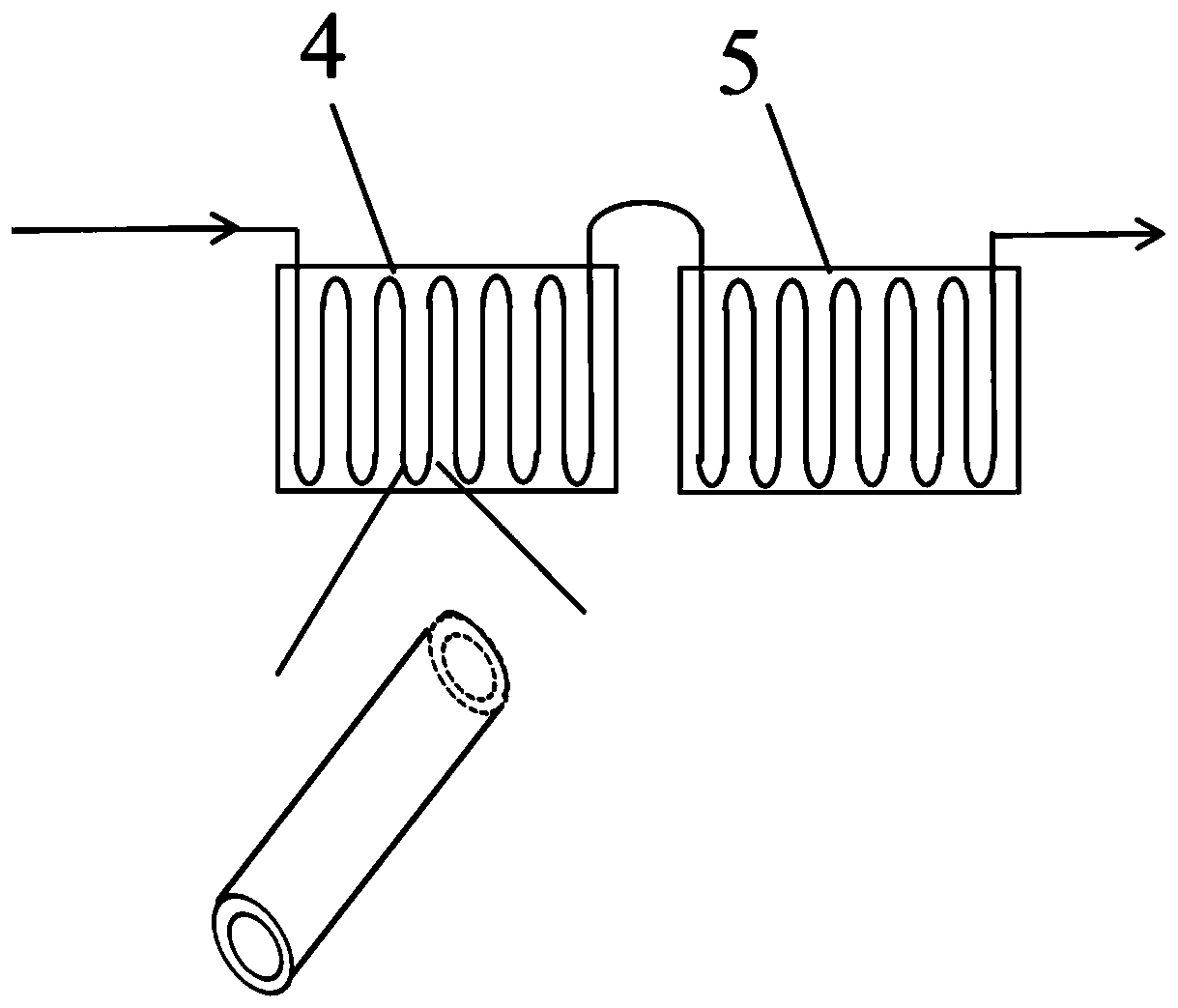 Method for continuously preparing glycine from hydroxyacetonitrile by microchannel reactor