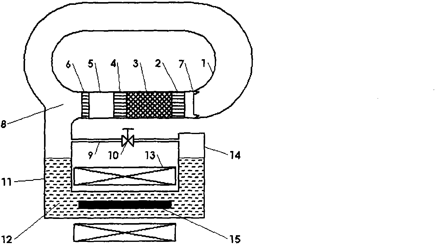 Sound-heat liquid magnetofluid AC generating system