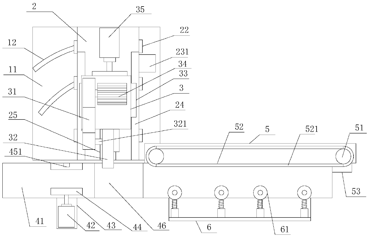 A profile cutting device