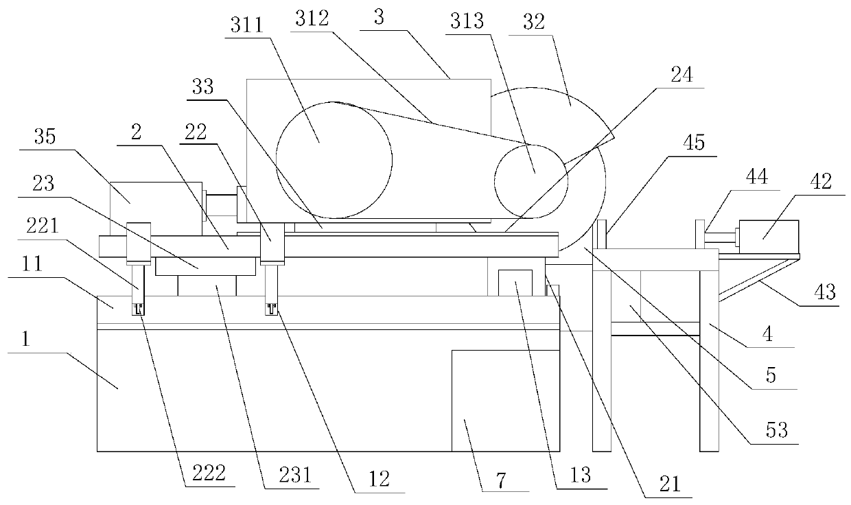 A profile cutting device