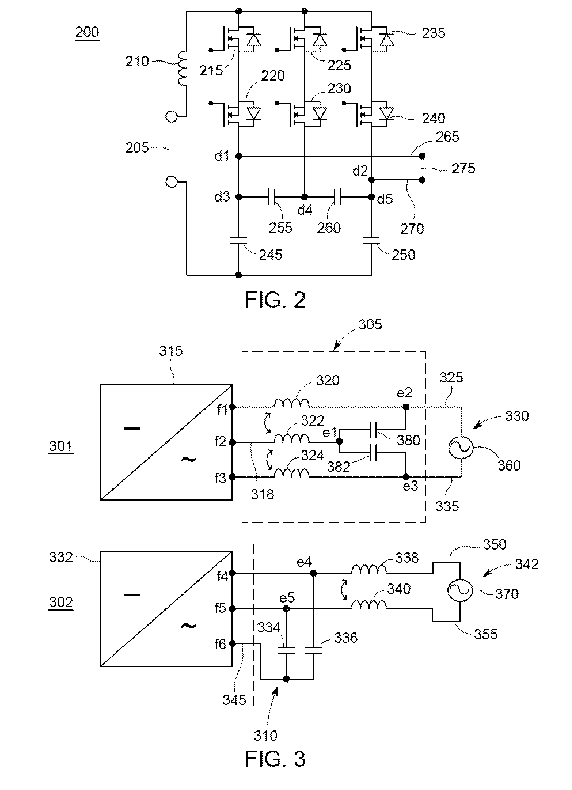 Single-phase cycloconverter with integrated line-cycle energy storage
