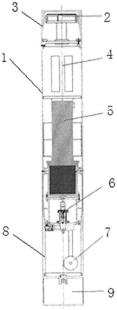 Airborne dropsonde nuclear radiation monitoring device