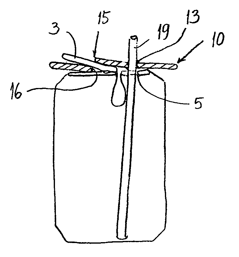 Straw holder for a beverage container