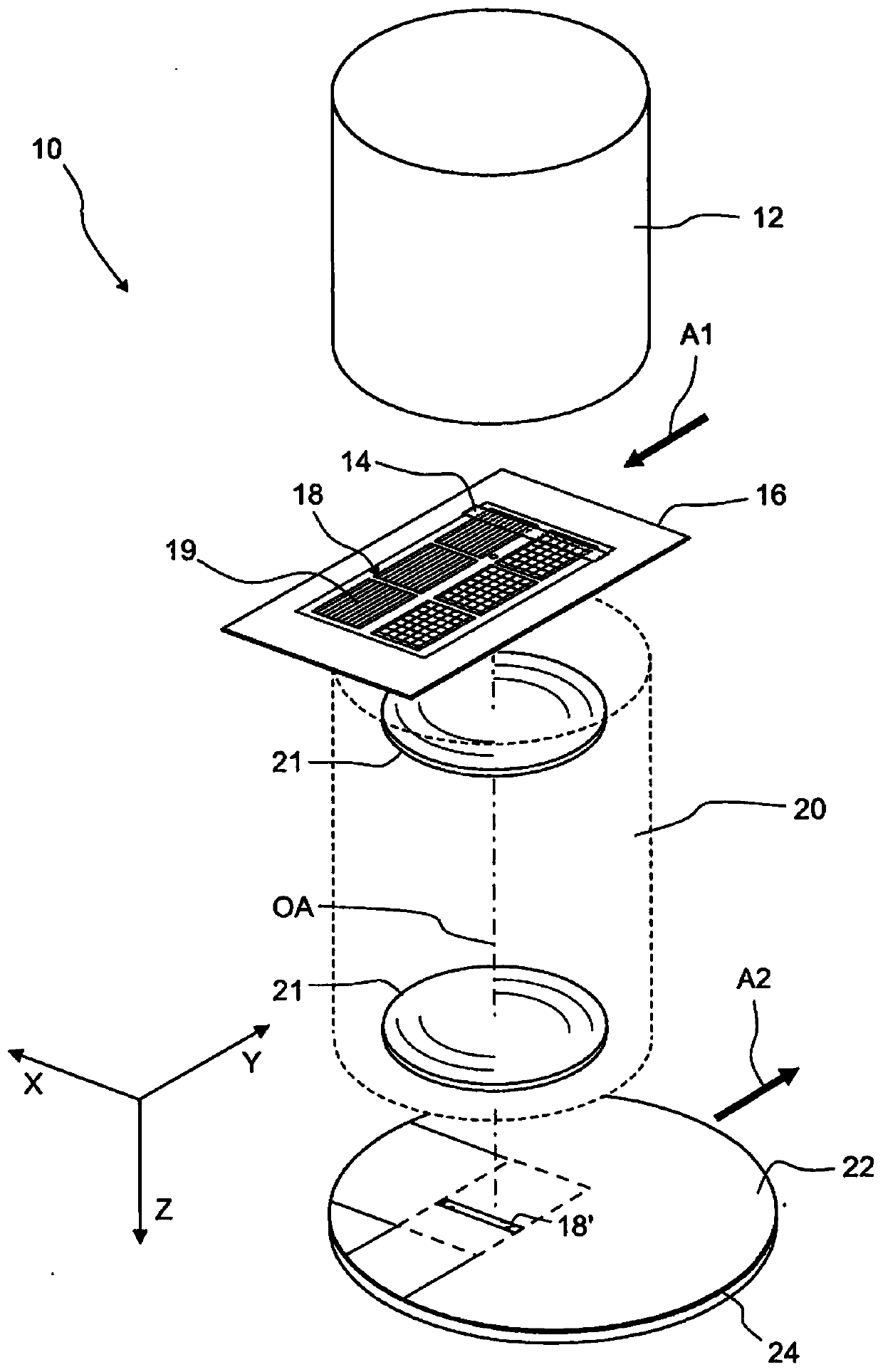 Illumination system of projection exposure equipment for microlithography