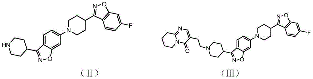 Method for preparing benzisoxazole antipsychotic drug risperidone