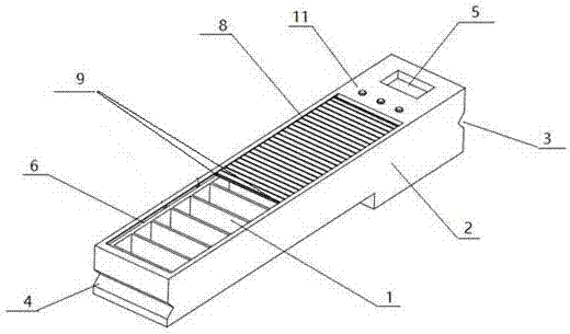 Controllable shutter type work bin for distribution of electronic components
