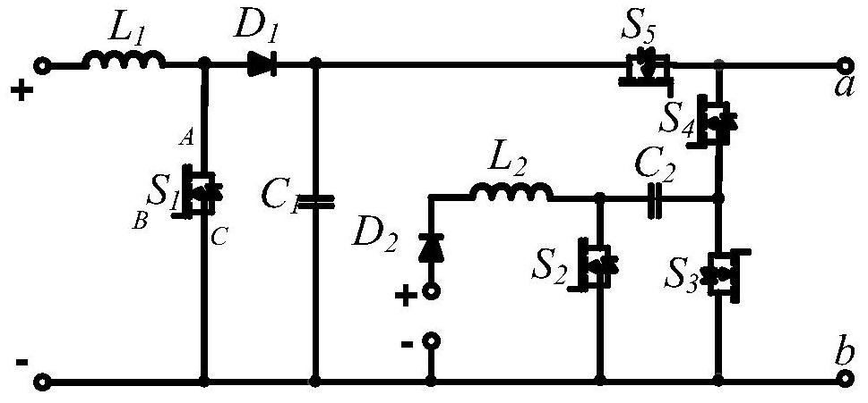 Double-input double-boost leakage-current-free inverter, and control circuit and method thereof