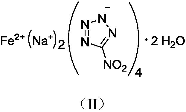 Di(1,5-nitramine tetrazole)-potassium nickelate tetrahydrate compound