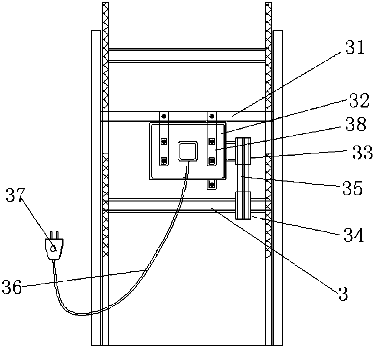 Vehicle-mounted loading and unloading elevator