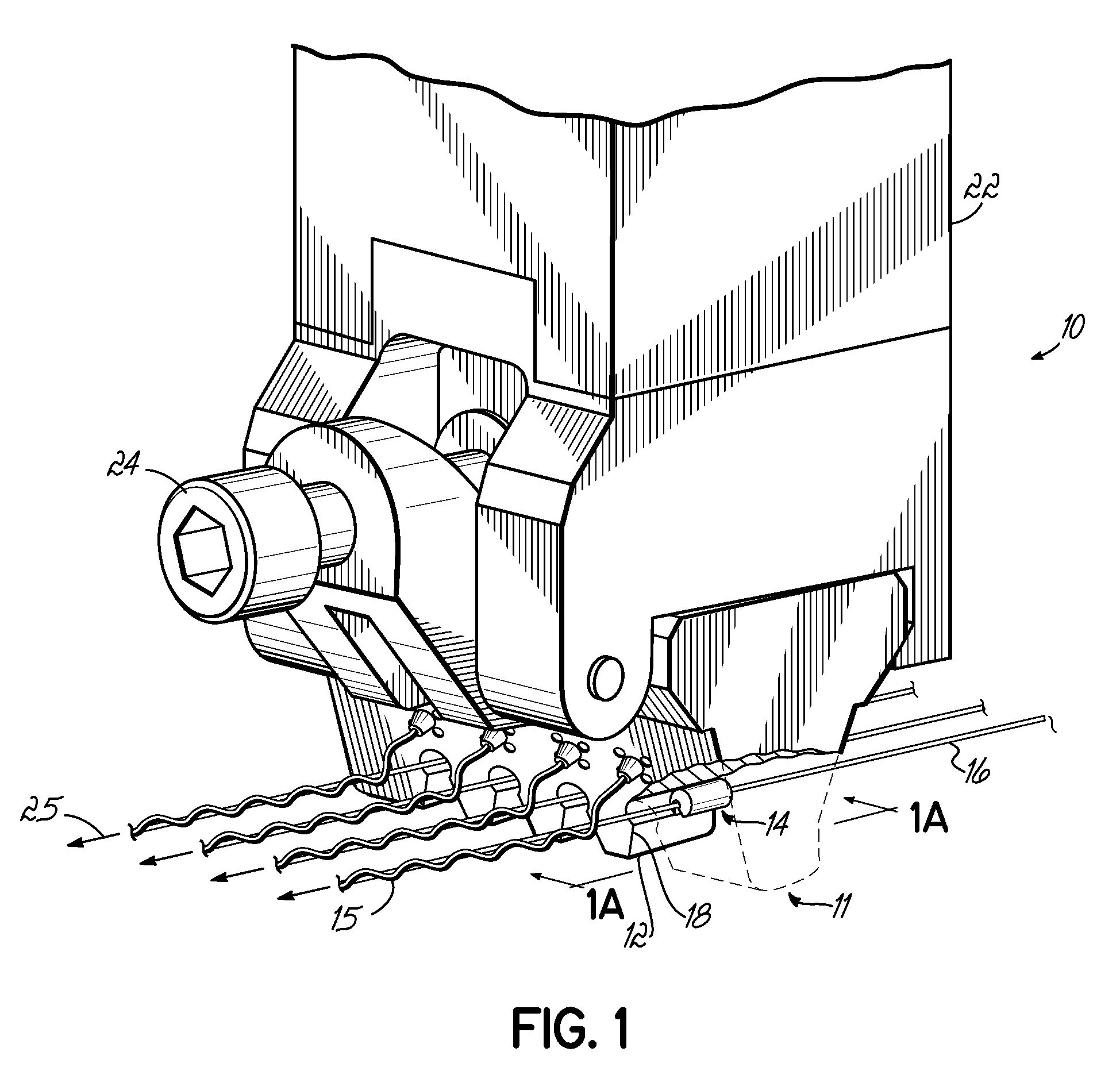 Protective member and nozzle assembly configured to resist wear