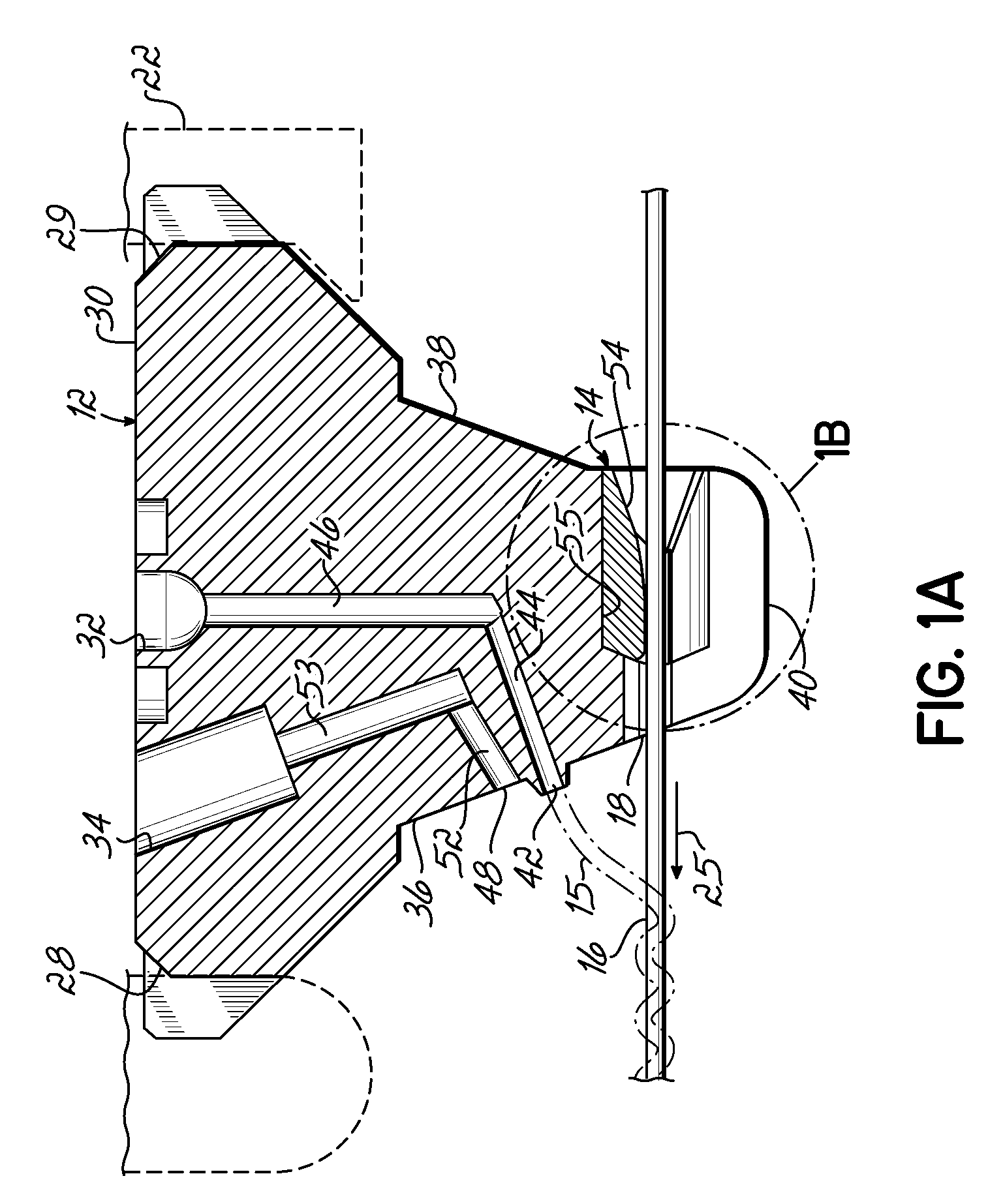 Protective member and nozzle assembly configured to resist wear