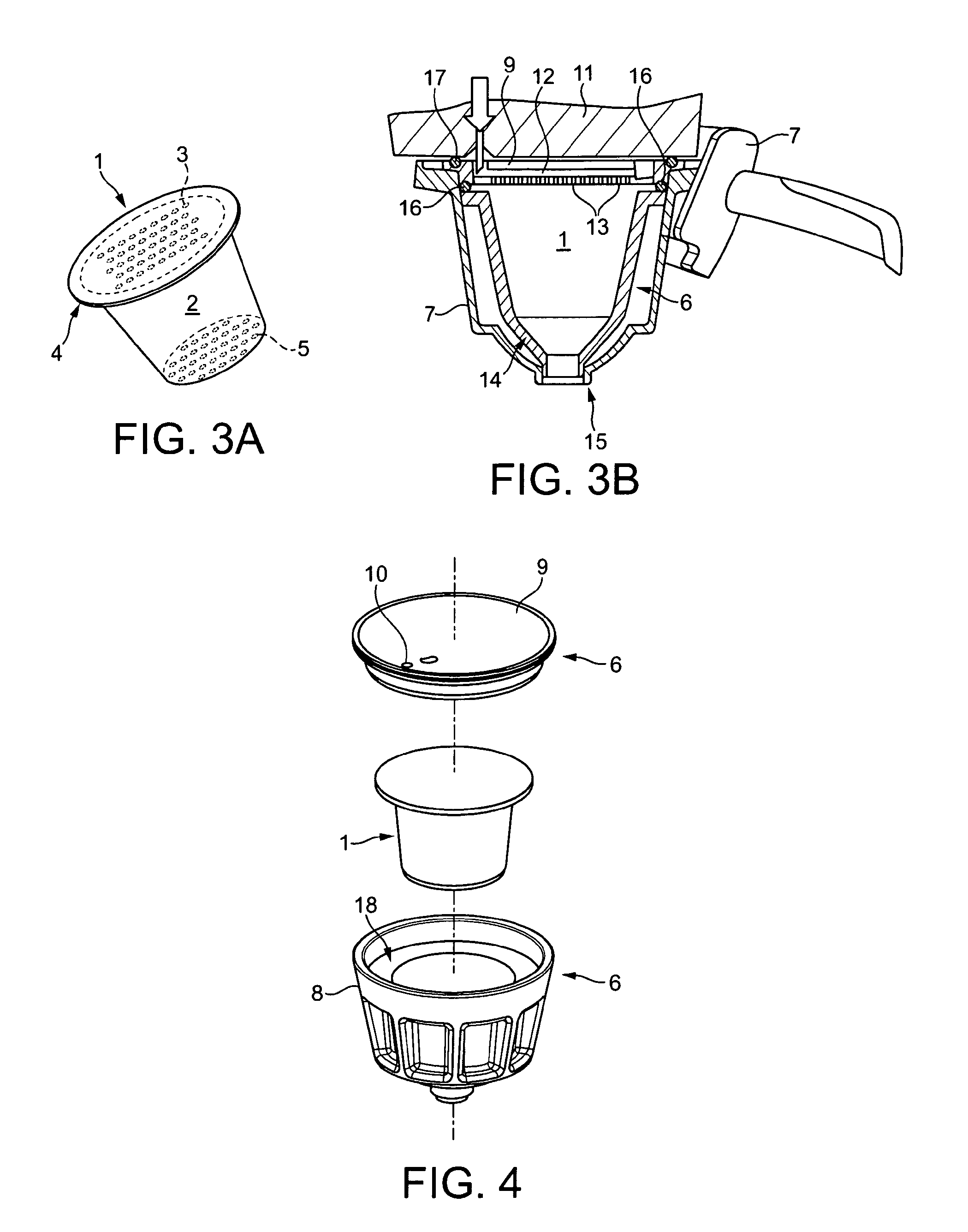 Device for adapting a food capsule into a capsule holder
