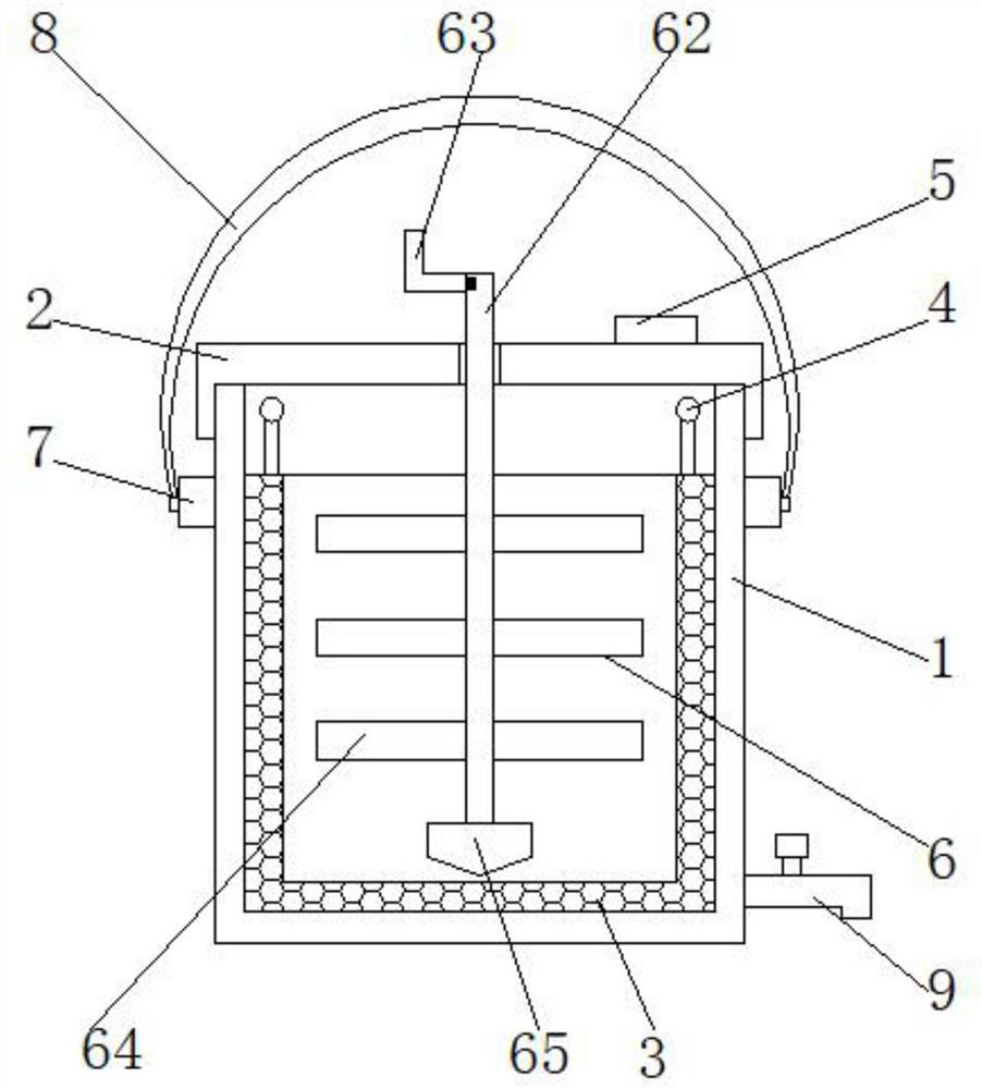 Novel infectious instrument soaking bucket