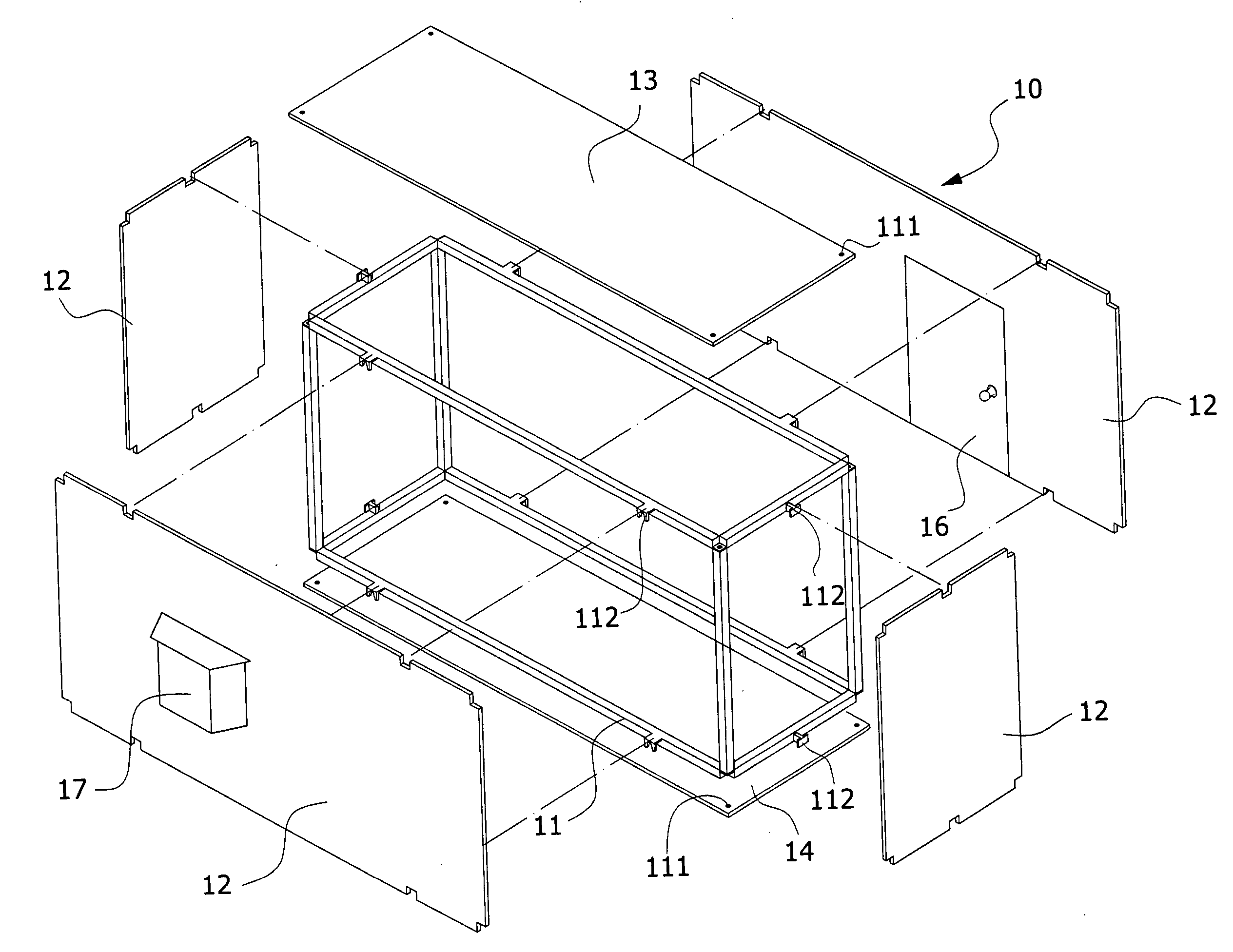 Combinational housing structure