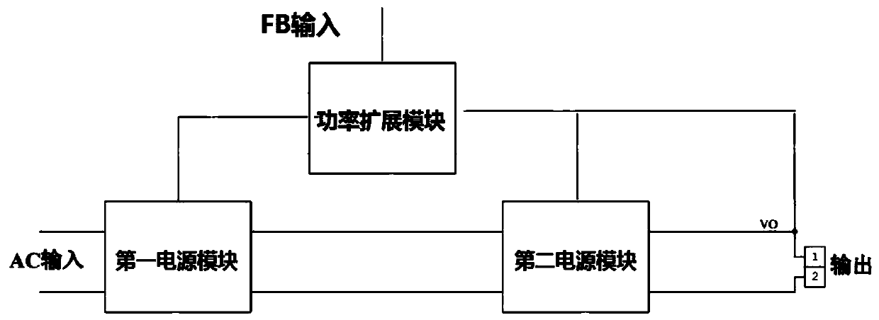 Series power expansion circuit and method